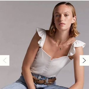 NWT BB Dakota by Anthropologie ruffle tank top